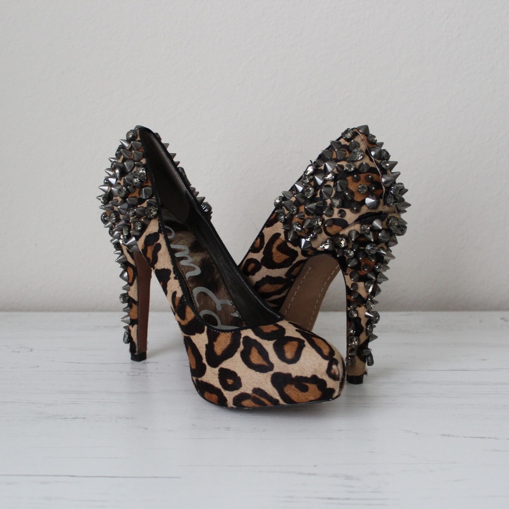 Cheetah printed heels